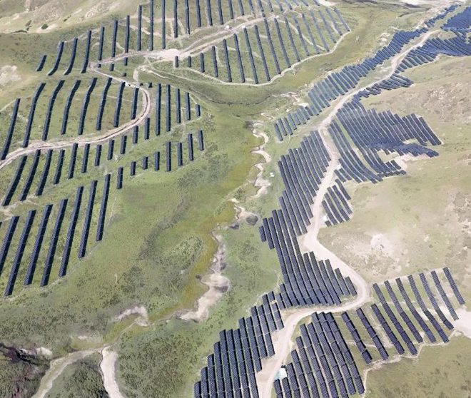 古瑞瓦特助力甘南建造40MW大型地面電站